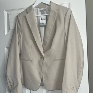 HM Classic Blazer Beige NWT